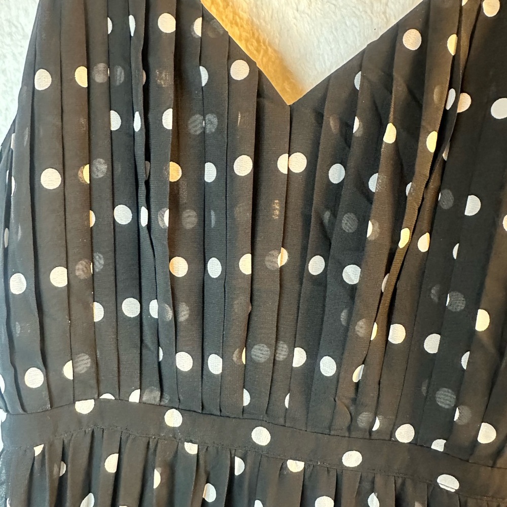 Petal & Pup Black Maxi with White Dots - Picture 2 of 6